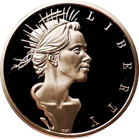 Liberty Head - 1oz Silver 1.5'' - Original Design